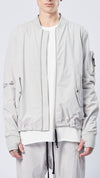 THOM KROM - BOMBER JACKET MSJ 633, IN SILVER