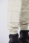 THOM KROM - WOVEN STRETCH DROP CROTCH TROUSERS MST 436, IN SAND