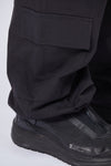 THOM KROM - DROP CROTCH TROUSERS WITH DRAWSTRING MST 441, IN BLACK