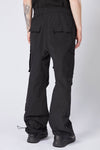 THOM KROM - DROP CROTCH TROUSERS WITH DRAWSTRING MST 441, IN BLACK