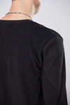 THOM KROM - LONG SLEEVE SLIM FIT TOP MTS 770, IN BLACK