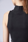 THOM KROM - TURTLENECK DRESS WITH ZIP DETAIL WD 14, IN BLACK