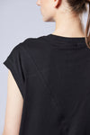 THOM KROM - ROUND NECK LOOSE FIT TOP WTS 510, IN BLACK