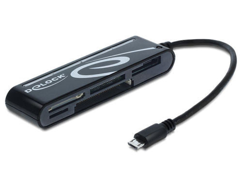 OTG micro USB Card Reader SD / SDHC / MS / MMC / Micro SD / xD / MS / M2 / CF - Optiwire - 1