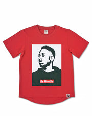 Rapper kendrick lamar kids hip hop tee in red