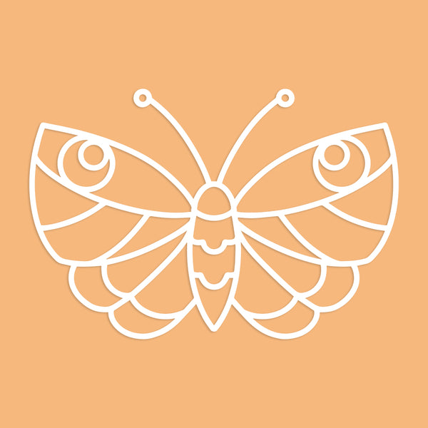 Wide Butterfly Cut File – Pinkfresh Studio