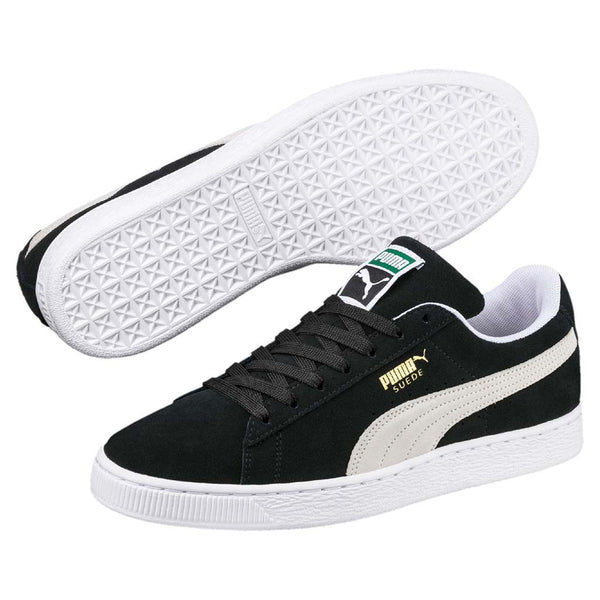 puma suede noir et blanche