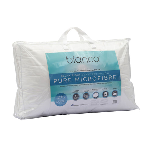 Bianca Microfibre High Profile Pillow