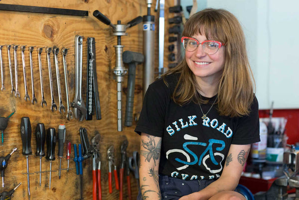 Marcy Cruthirds, Manager Silk Road Cycles