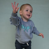 Apple Script Frill Sweater