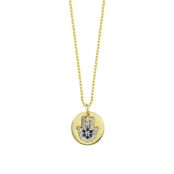 Hamsa Charm Necklace