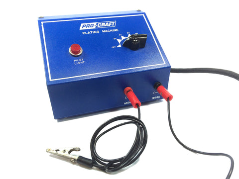 3 Amp Jewelry Plating Rectifier Gold Silver Rhodium Electroplating 110v ProCraft