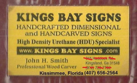 John provided the following examples of how to hang HDU signs