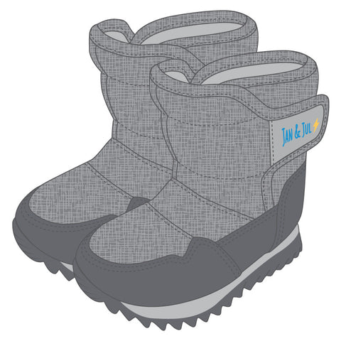PRE-ORDER Heather Grey | Toasty-Dry Puffy Winter Boots