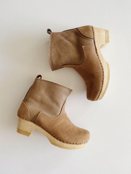 no 6 shearling clog boots