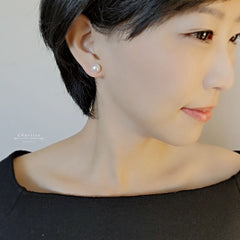 Bella Japanese Akoya Pearl Stud Earrings