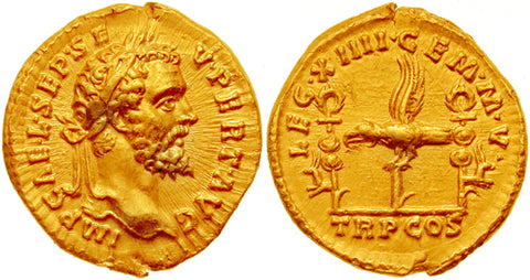 Aureus Septimius Severus-193-leg XIIII GMV.