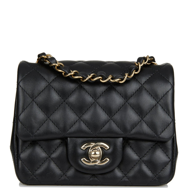 chanel mini square lambskin