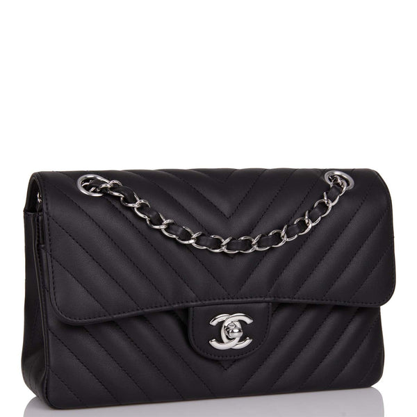 Chanel Vintage Black Chevron Quilted Lambskin Flap Bag Gold Hardware,  1994-1996 Available For Immediate Sale At Sotheby's