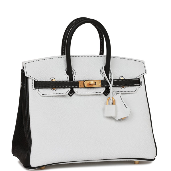 hermes birkin black and white