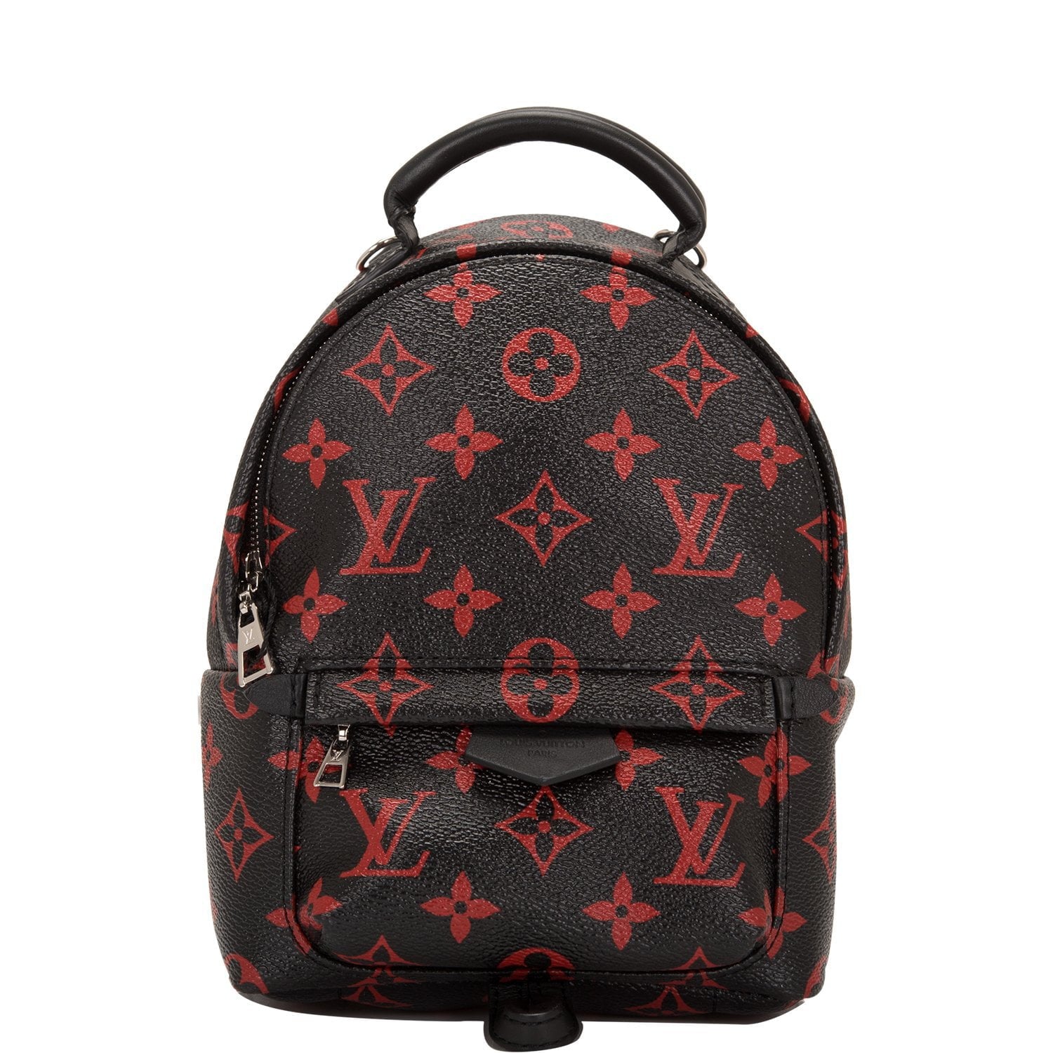 louis vuitton red and black mini backpack