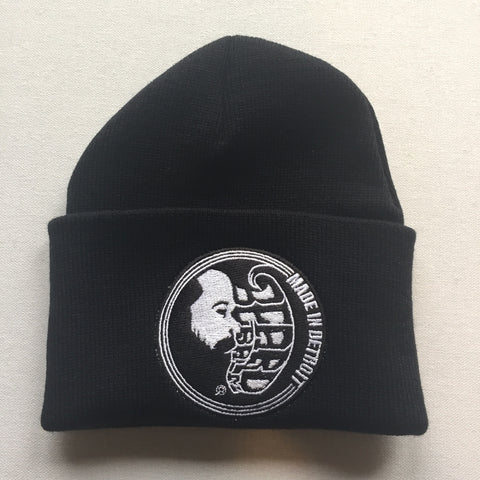 Winter Hat - Black & White