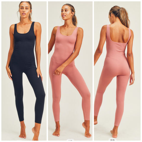 Ribbed knit One piece(S-L)