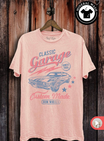 Vintage Pink “Garage” Tees S-XL