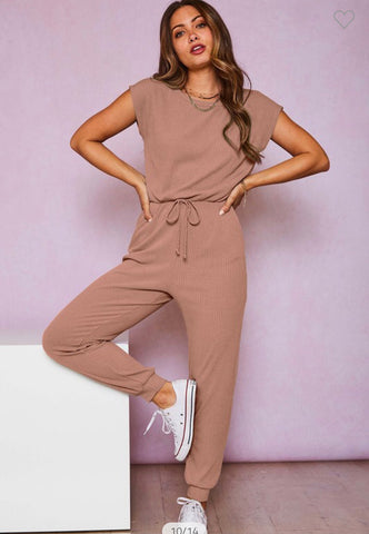 Ribbed knit Jersey Soft Jumpsuits
