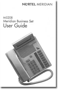 Nortel Networks M5208 Meridian Business Set phone manual