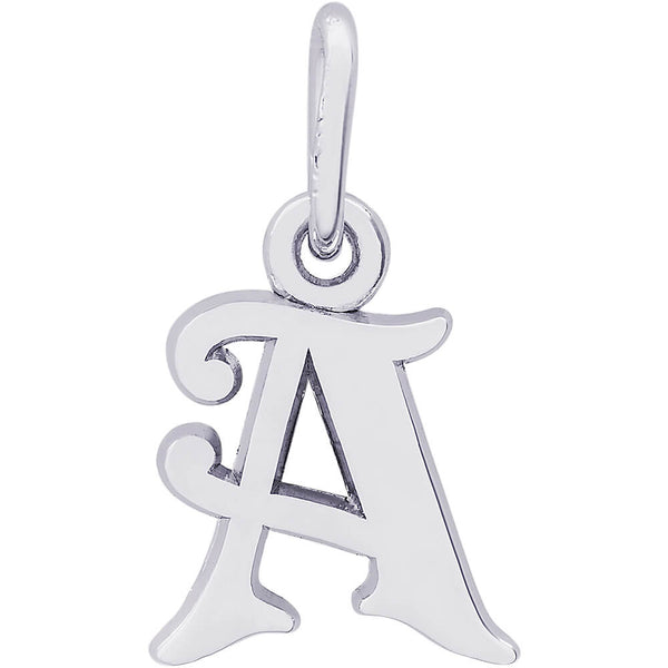 CURLY INITIAL A ACCENT - Rembrandt Charms