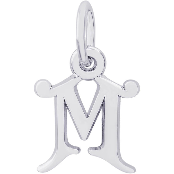 CURLY INITIAL M ACCENT - Rembrandt Charms