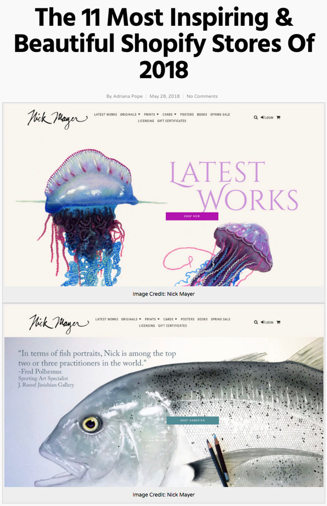 Ado Labs Best fish art 11 Shopify Stores website of 2018