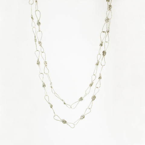 long loop knot necklace