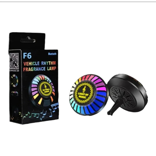 Lampa Ambientala si Difuzor Auto cu Functie de Odorizant, Umidificator si Aromaterapie cu Ritm Muzical RGB