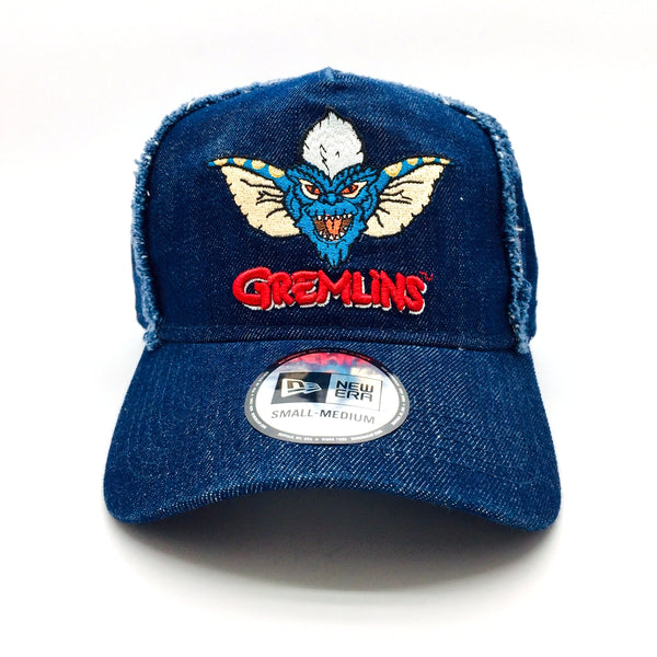 Gremlins Stripe New Era Blue Denim Adjustable Strapback Cap