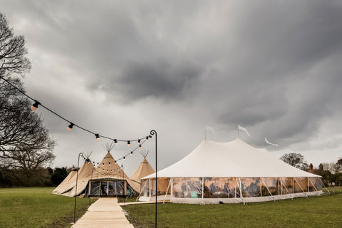 Papakata Wedding Open Weekend Esrick House, York - Tipi and Sperry Tents