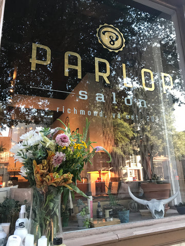 Parlor Salon storefront in Richmond, VA