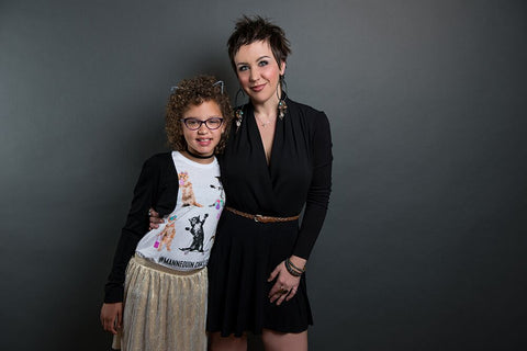 Mahri Jones owner of Parlor Salon and her daughter