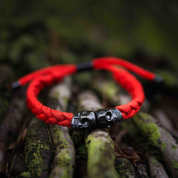 skull rope bracelet