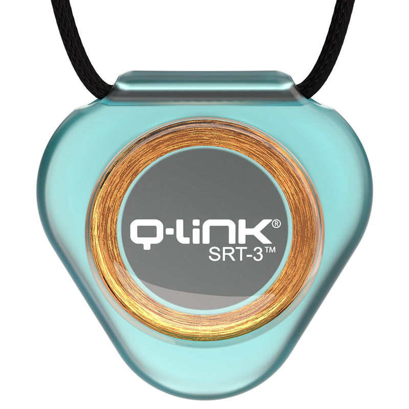 Q-Link Acrylic SRT-3 Pendant (Translucent Aquamarine) - New!
