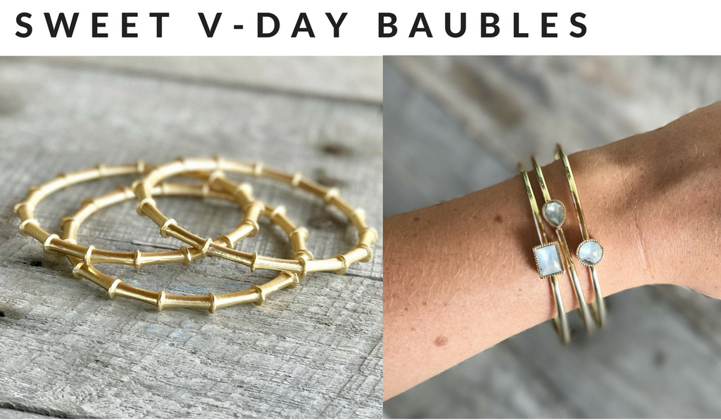 Valentine's Day Bangles from Beaufort Proper