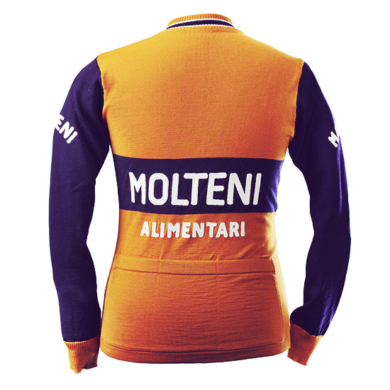new MOLTENI vintage wool long sleeve jersey never worn XL 