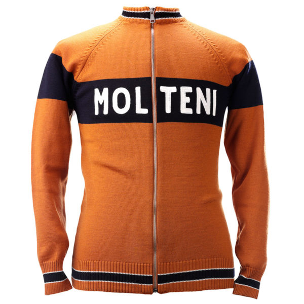 new track never worn XXL Details about   MOLTENI wool long sleeve jersey training jumper 