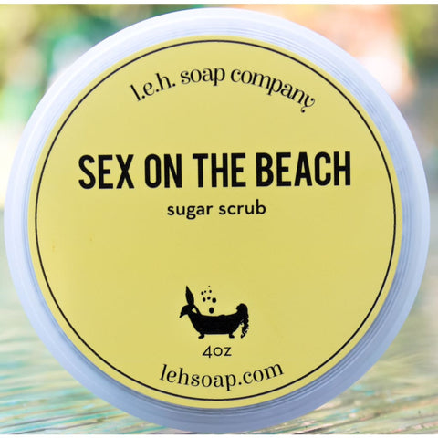 Sex on the Beach Sugar Scrub leh soap company photo