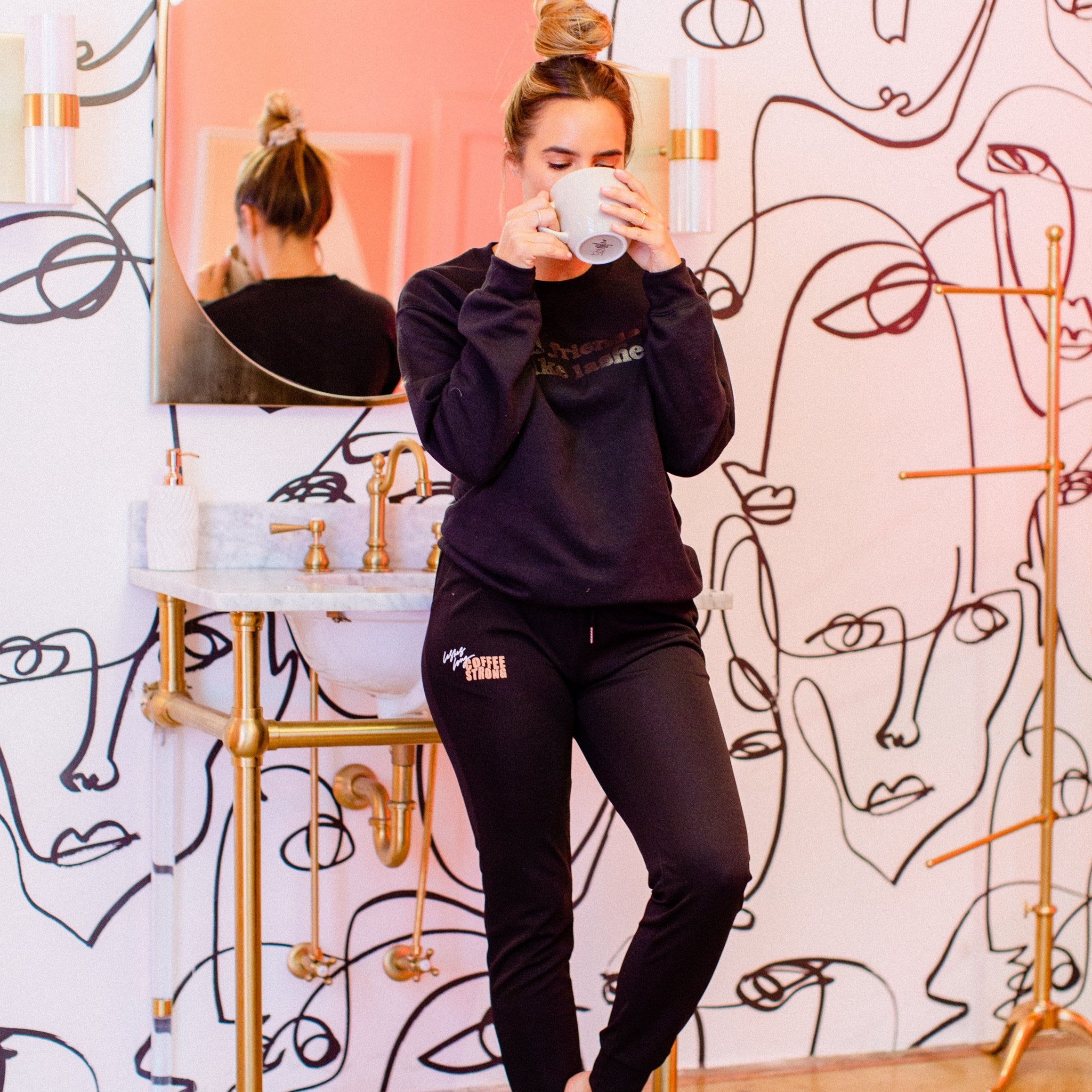 Lashes & Coffee Chic Jogger