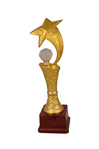 Twin Star Crystal (Gold, 33 cm)