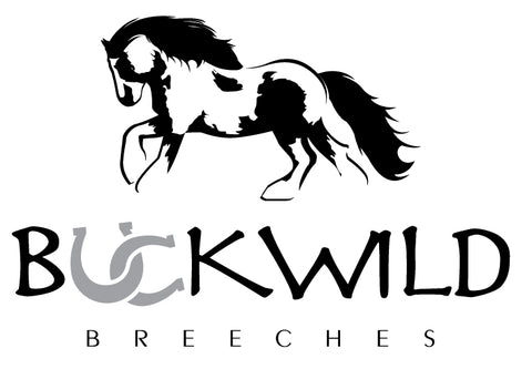 Buckwild Breeches Equestrian Apparel Logo - Riding Breeches, Riding Tights and other riding apparel in fun and unique colors and patterns