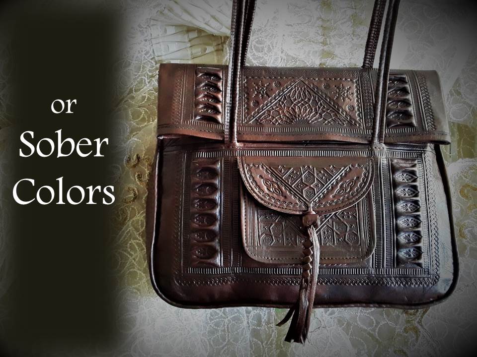 Leather Bag - Brown - Moroccan Corridor