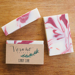 verano bathery candy cane soap